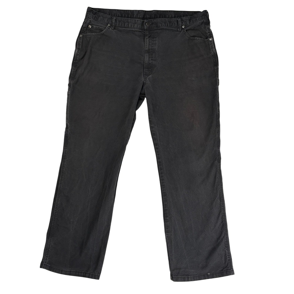 Dickies Men's Work Pants 40x32 Black Cotton‎ Stretch Utility Straight